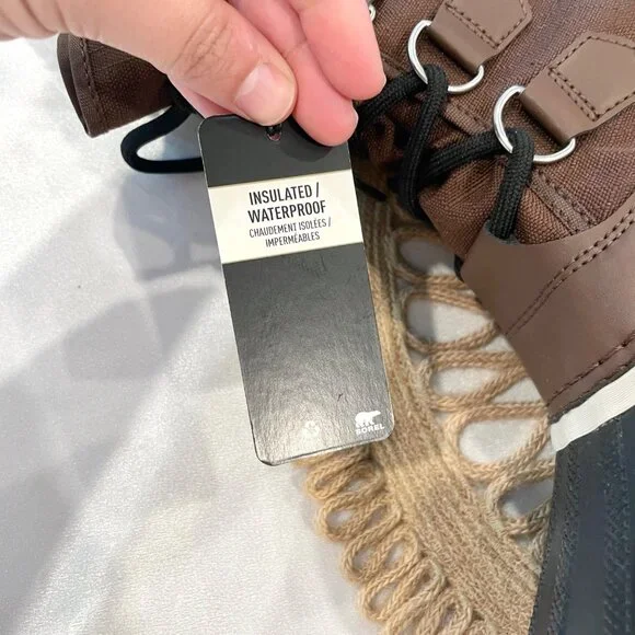 NWT Sorel Caribou Men's Waterproof Boot Bruno Brown Size 10.5 - Picture 7 of 11